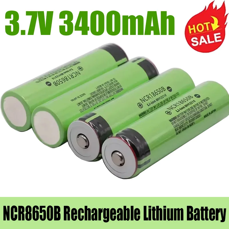 Новый 3 7 В 3400 мАч 18650 литий-ионный аккумулятор NCR18650B Ncr18650b Panasonic