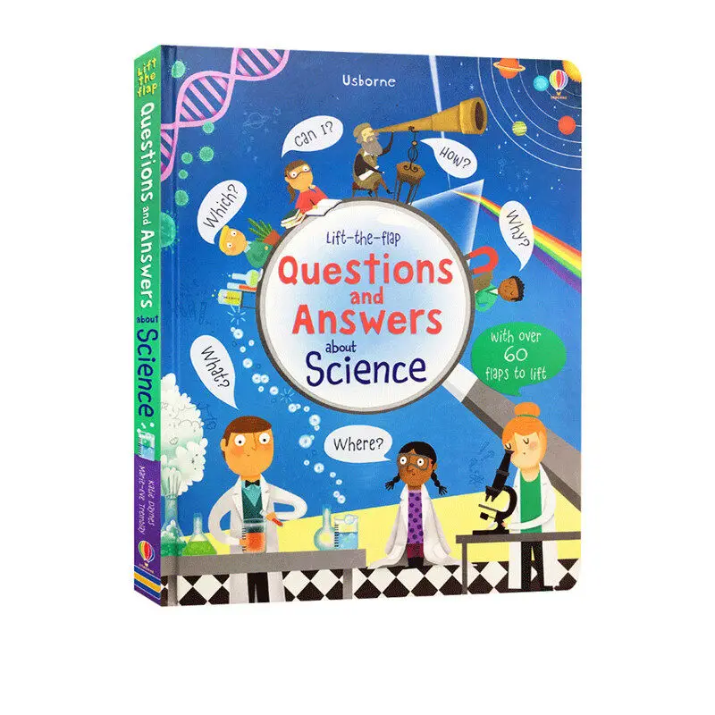 Оригинальная книга с рисунком MiluMilu Usborne Lift The откидной крышкой About Science сделанная на английском языке 
Оригинальная книга с рисунком MiluMilu Usborne Lift The откидной крышкой About Science сделанная на английском языке