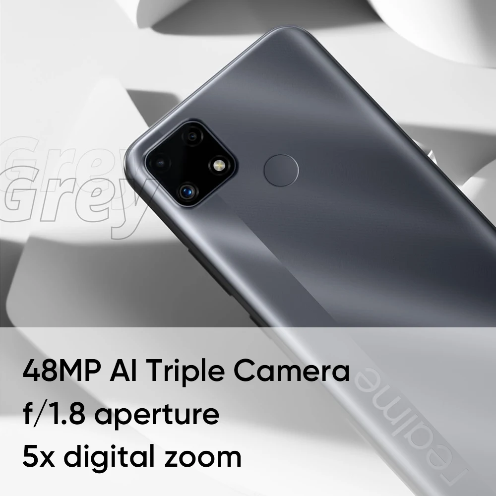 Смартфон realme C25S восемь ядер экран 6000 дюйма 4 Гб + 6 5 ГБ | Мобильные телефоны и