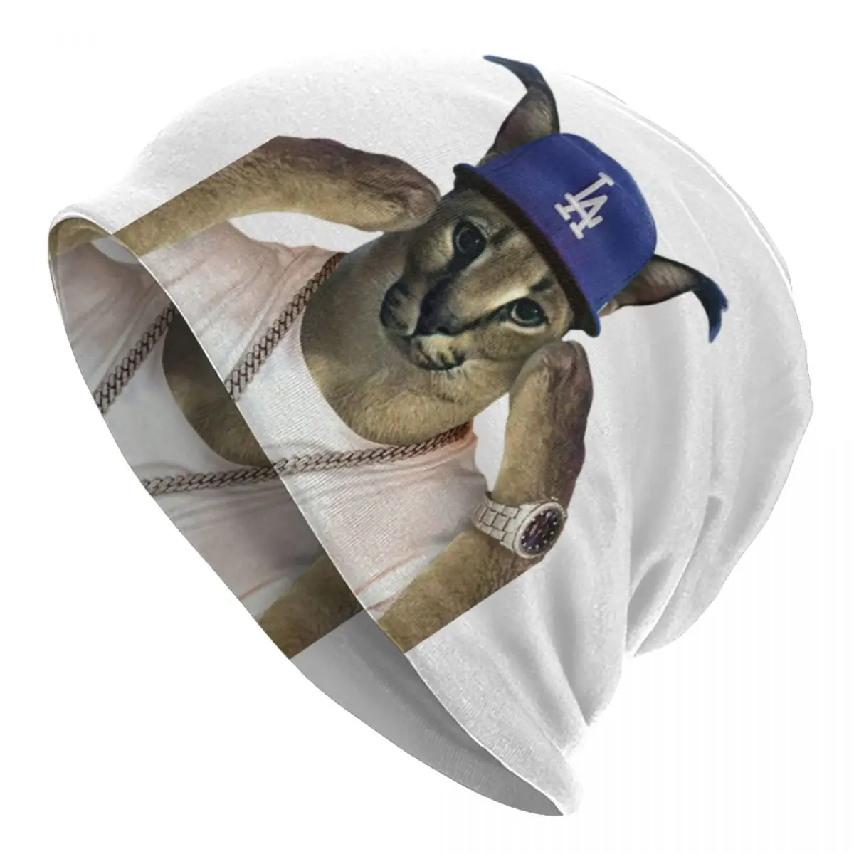 Big Floppa Rapper Skullies Beanies Caps For Men Women Unisex Cool Winter Warm Knit Hat Adult Cat Caracal Gosha Bonnet Hats 
Big Floppa Rapper Skullies Beanies Caps For Men Women Unisex Cool Winter Warm Knit Hat Adult Cat Caracal Gosha Bonnet Hats