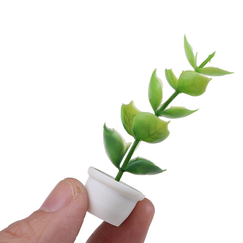 Green Miniature Accessories Mini Plastic Tree Potted Simulation Potted Plants Model Toys for 1:12 Doll House Decoration
Green Miniature Accessories Mini Plastic Tree Potted Simulation Potted Plants Model Toys for 1:12 Doll House Decoration