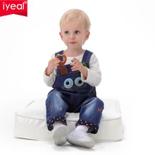 IYEAL Baby & Little Boys/Girls Stone Washed Soft Denim Overalls Toddler Jeans Jumpsuit Autumn Kids Clothes Baby Pants Rompers
