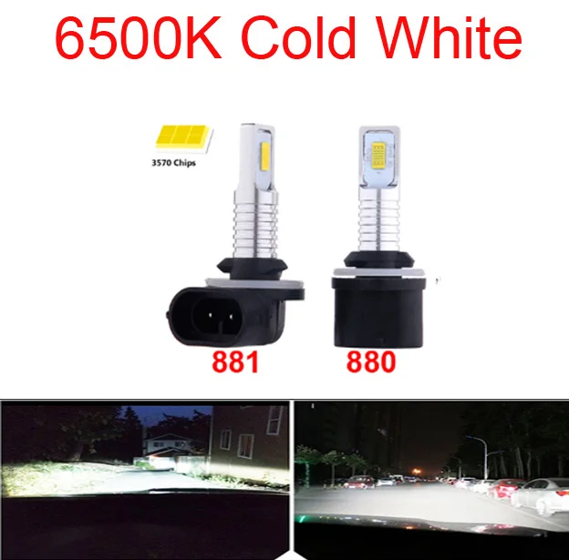 2 шт. H27 Led 881 светодиодные автомобильные фары H27W2 12000LM 6500K белые автомобильные противотуманные фары передние фары дальнего света авто 12 В H27W/2 H27W
2 шт. H27 Led 881 светодиодные автомобильные фары H27W2 12000LM 6500K белые автомобильные противотуманные фары передние фары дальнего света авто 12 В H27W/2 H27W