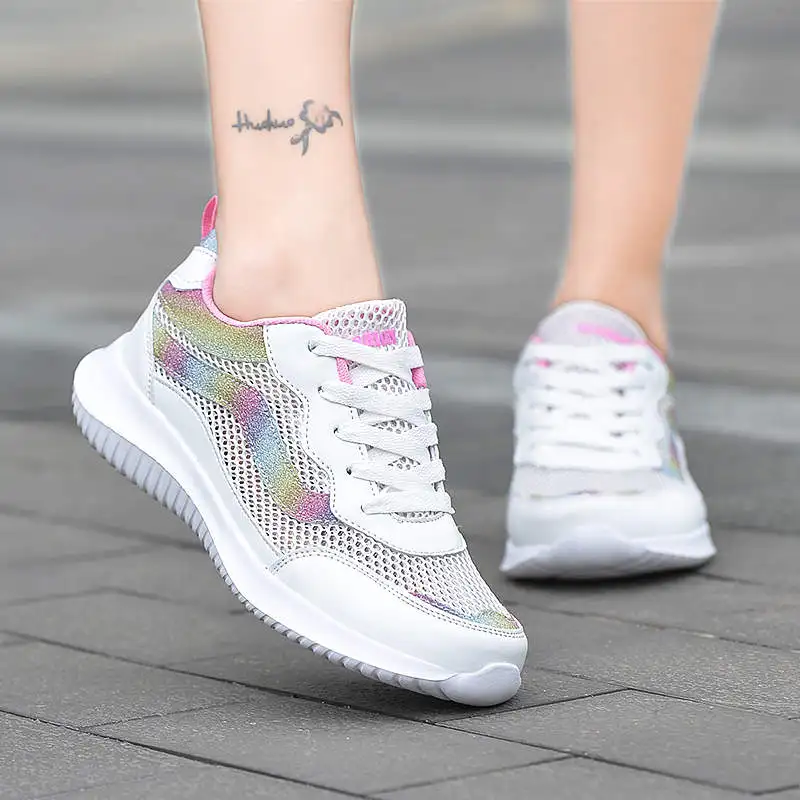 Women's High Sports Shoes Walking Ladies Trekking Sneakers Rainbow Women Sport Sneakers Elderly Running Shoes For Women Tennis
Women's High Sports Shoes Walking Ladies Trekking Sneakers Rainbow Women Sport Sneakers Elderly Running Shoes For Women Tennis