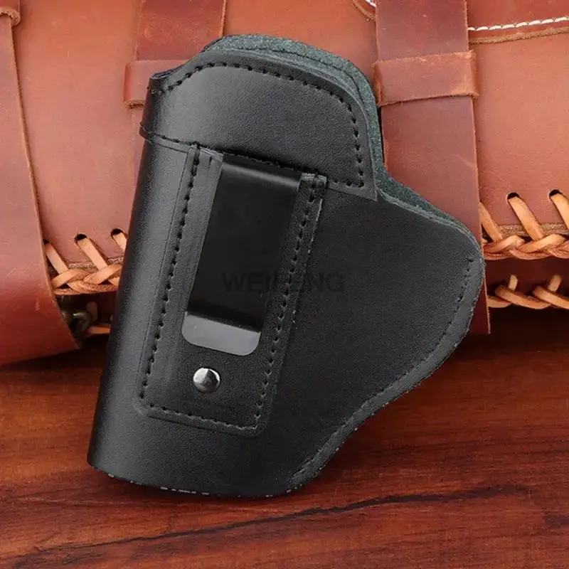 

IWB Leather Gun Holster Concealed Carry Airsoft IWB Pistol Case Pouch for Glock 17 37/Beretta 92/CZ 75/Sig Sauer P226 SP220 P229