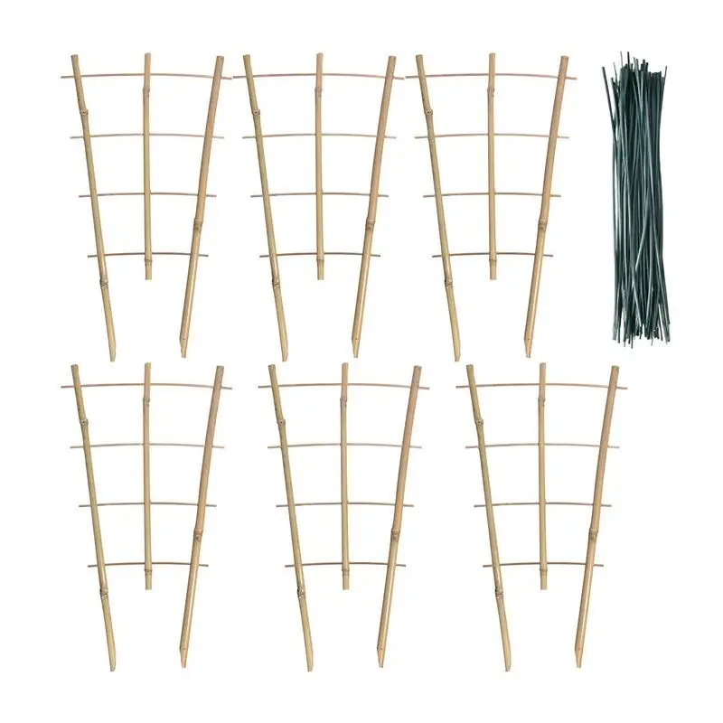 Bamboo Plant Trellis 6 Pcs Plant Support Trellis With Twist Ties Plant Trellis For Potted Plants Flowers Vines Ivy
Bamboo Plant Trellis 6 Pcs Plant Support Trellis With Twist Ties Plant Trellis For Potted Plants Flowers Vines Ivy