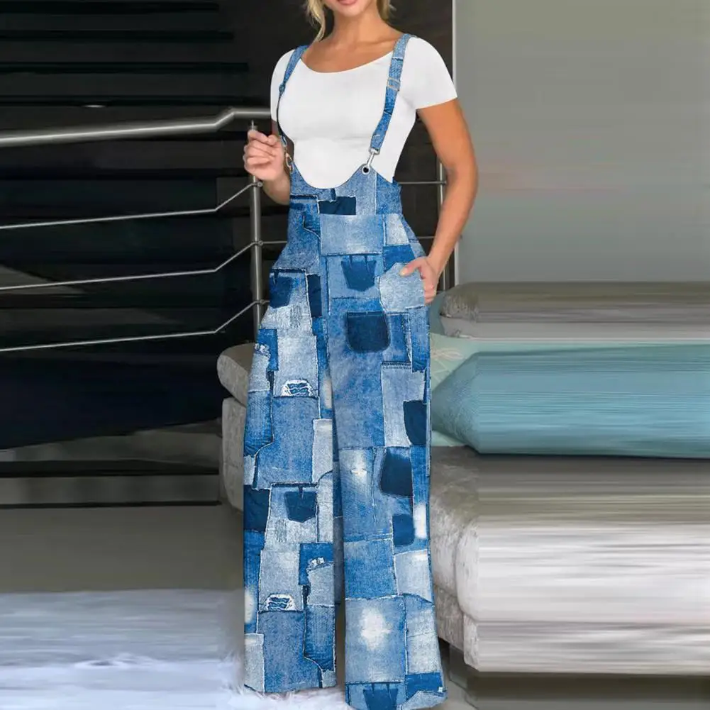 Women Suspender High Waist Wide Leg Colorblock Plaid Print Sleeveless Match Top Loose Straight Pockets Jumpsuit Women Clothes
Women Suspender High Waist Wide Leg Colorblock Plaid Print Sleeveless Match Top Loose Straight Pockets Jumpsuit Women Clothes