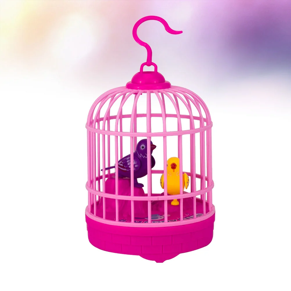 

Игрушка-попугай, электрическая электронная клетка для птиц с голосовым управлением, игрушки для пения, говорящая игрушка для птиц, фигурка питомца, модель, статуя, ветка