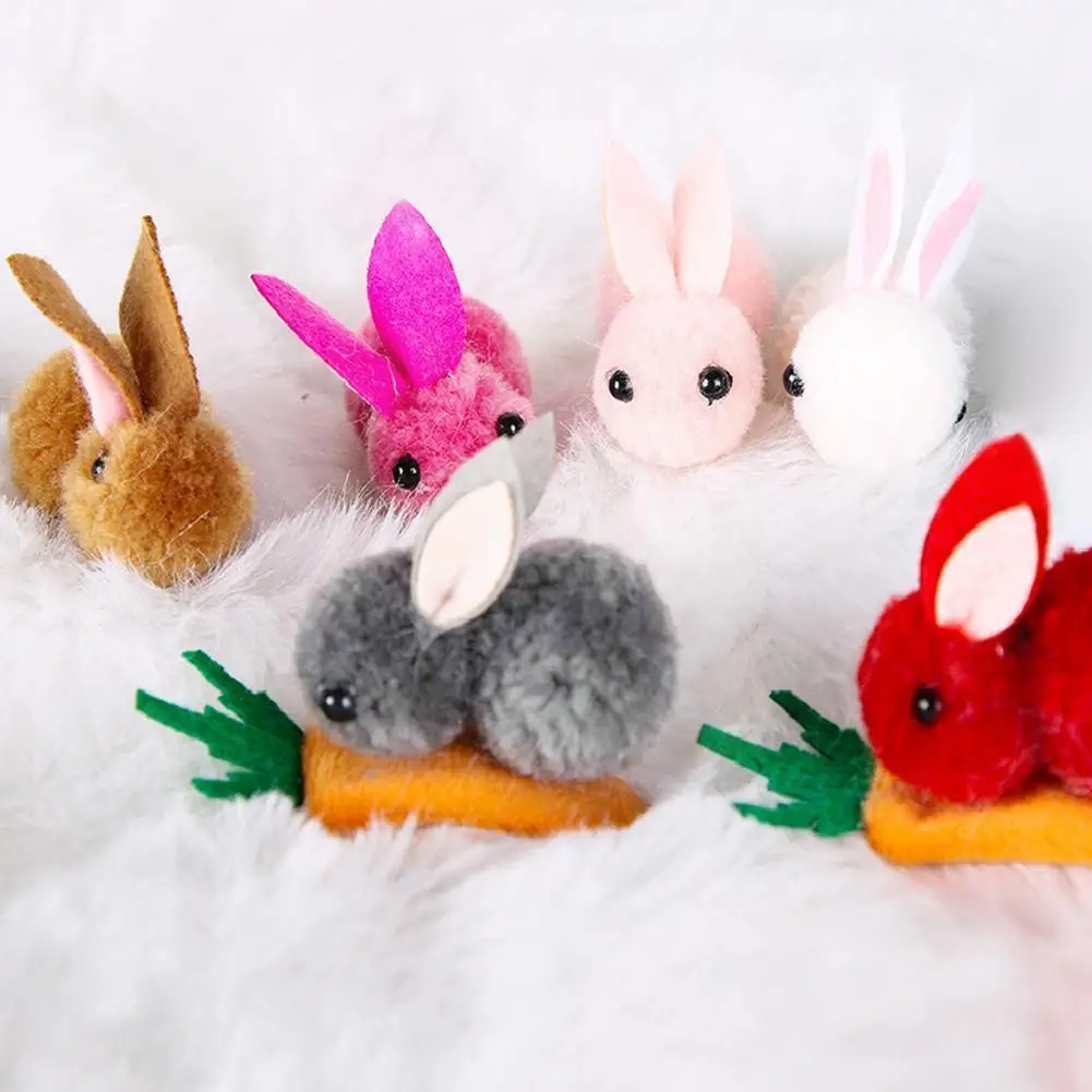 Easter Rabbit Hairpin Cartoon Rabbit Carrot Barrettes Hairpins Girl Accessories Plush Mini Carrot Hair Rabbit Children X4E9
Easter Rabbit Hairpin Cartoon Rabbit Carrot Barrettes Hairpins Girl Accessories Plush Mini Carrot Hair Rabbit Children X4E9