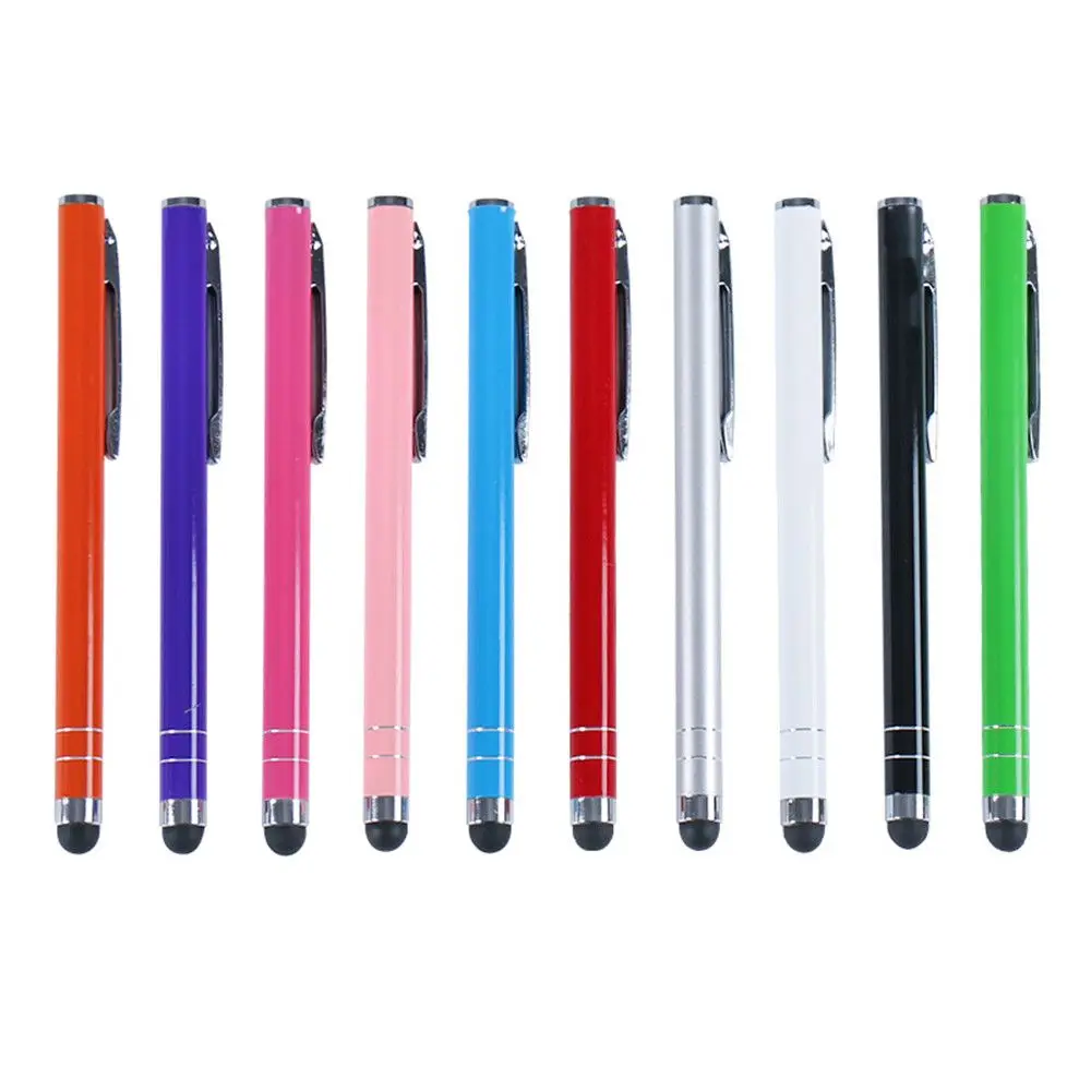 

Fashion 10 Colors Universal Metal Capactive Pen Touch Screen Pen Tablet Stylus For IPad IPhone PC Mobile Phone