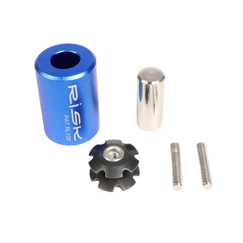 Bicycle Front Fork Star Nut Installation Tool Bicycle Headset with Spare Screws and Star Nuts Bike Sun Flower Drivin Repair Tool
Bicycle Front Fork Star Nut Installation Tool Bicycle Headset with Spare Screws and Star Nuts Bike Sun Flower Drivin Repair Tool