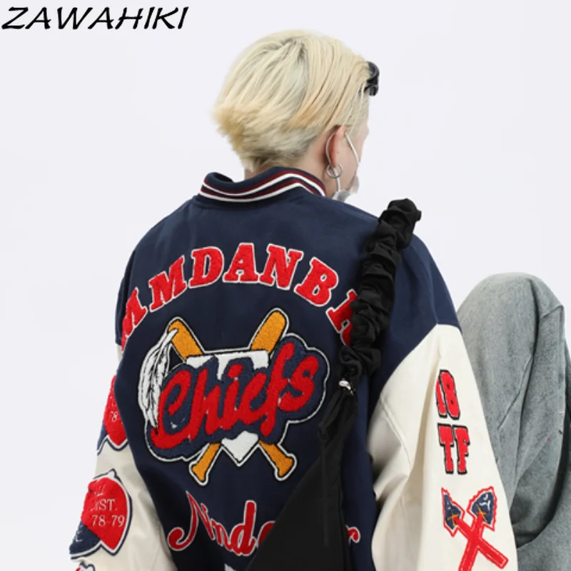 Harajuku Baseball Jackets Hip Hop Oversized Sweatshirts Y2k Aesthetic Single-breasted Jacket Coat Gothic Punk Streetwear
Harajuku Baseball Jackets Hip Hop Oversized Sweatshirts Y2k Aesthetic Single-breasted Jacket Coat Gothic Punk Streetwear
