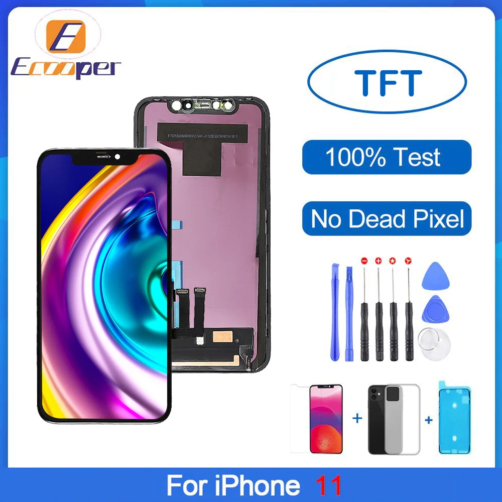 AAA+++ For iPhone 11 TFT LCD Pantalla 100% Test With 3D Touch Digitizer Display LCD Screen Digitizer Replacement Assembly
AAA+++ For iPhone 11 TFT LCD Pantalla 100% Test With 3D Touch Digitizer Display LCD Screen Digitizer Replacement Assembly