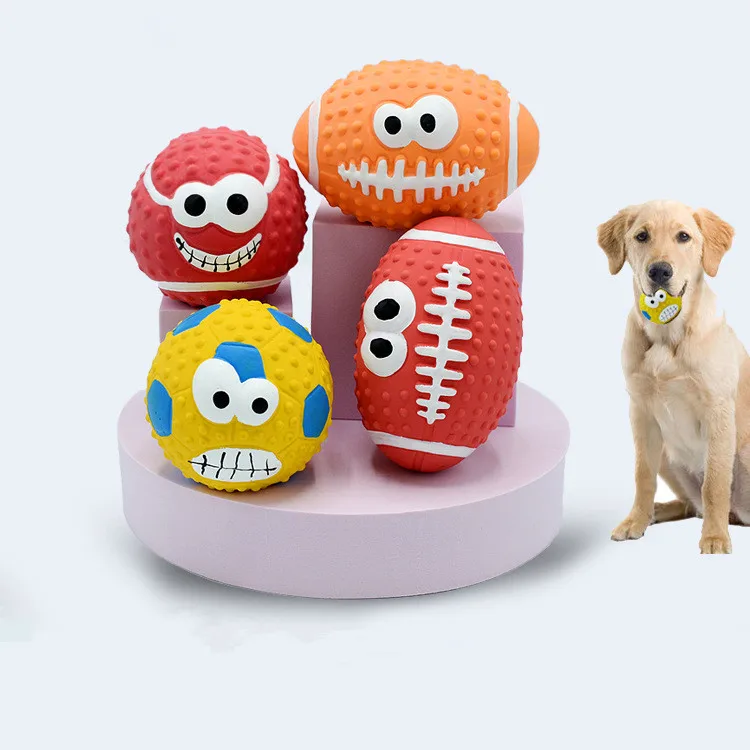 Soft Latex Squeaky Sound Dog Ball Toys Rubber Rubgby Football Basketball Interactive Toys Cleaning Tooth Non-toxic Training Ball
Soft Latex Squeaky Sound Dog Ball Toys Rubber Rubgby Football Basketball Interactive Toys Cleaning Tooth Non-toxic Training Ball