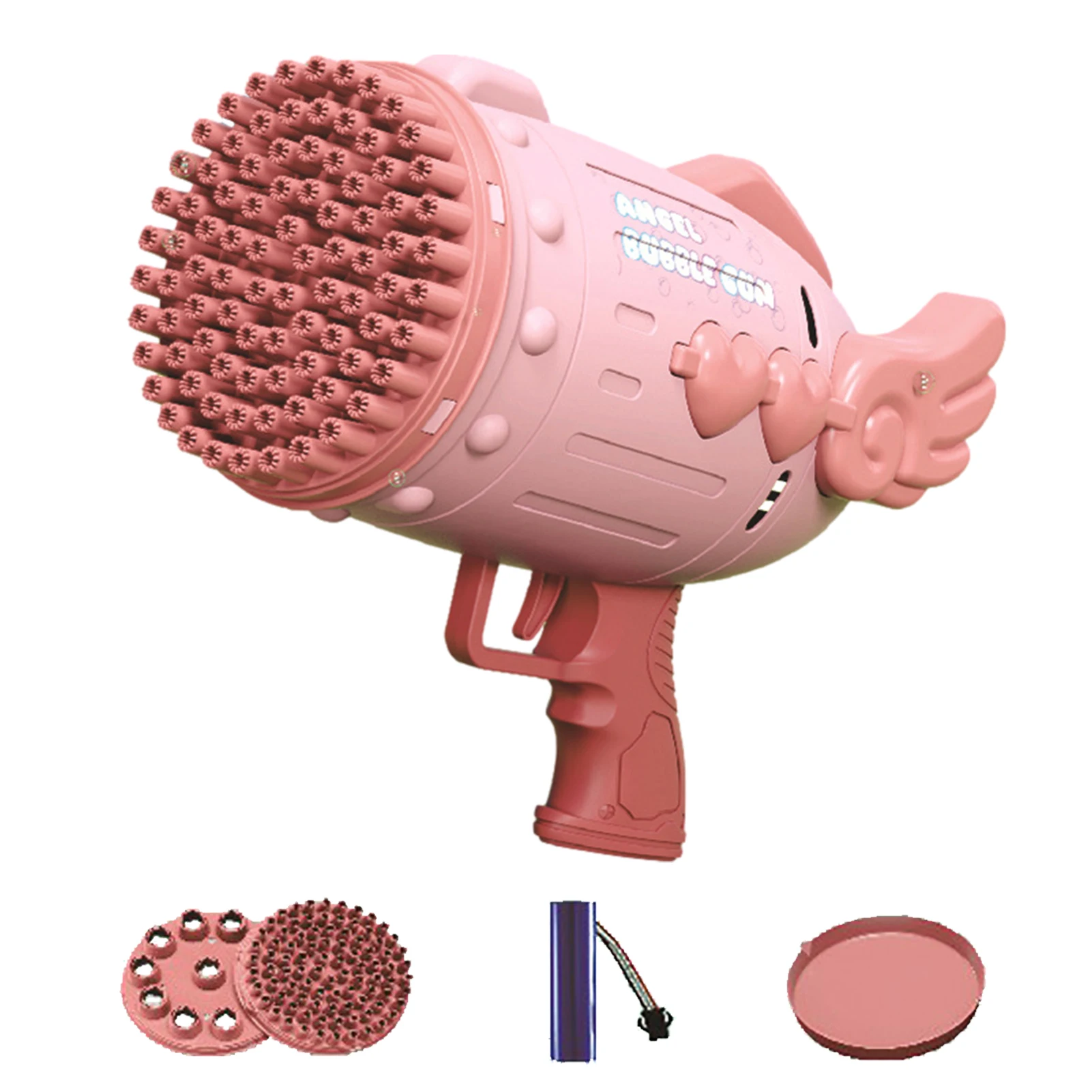 Игрушечная пузырчатая машина с 91 отверстиями, перезаряжаемая пусковая установка для пузырей с красочными огнями, двойная головка, воздуход...
Игрушечная пузырчатая машина с 91 отверстиями, перезаряжаемая пусковая установка для пузырей с красочными огнями, двойная головка, воздуход...