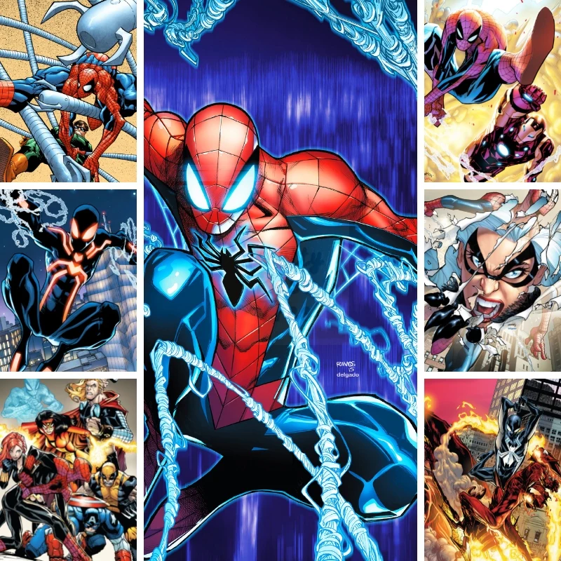5D DIY Spider Man 5D Diamond Painting Art Marvel Embroidery Disney Plus The Avengers Peter Parker Cartoon Novelties Craft 
5D DIY Spider Man 5D Diamond Painting Art Marvel Embroidery Disney Plus The Avengers Peter Parker Cartoon Novelties Craft