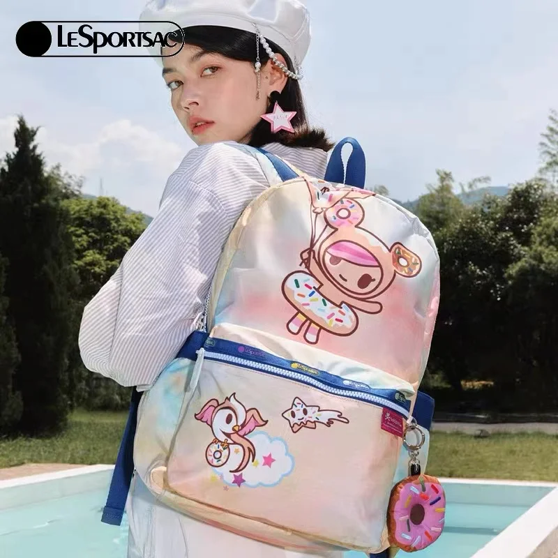 Genuine LeSportsac Tokidoki joint name Backpack 2022New Cartoon Print Anime Backpack Large Capacity Travel Bag Gifts
Genuine LeSportsac Tokidoki joint name Backpack 2022New Cartoon Print Anime Backpack Large Capacity Travel Bag Gifts