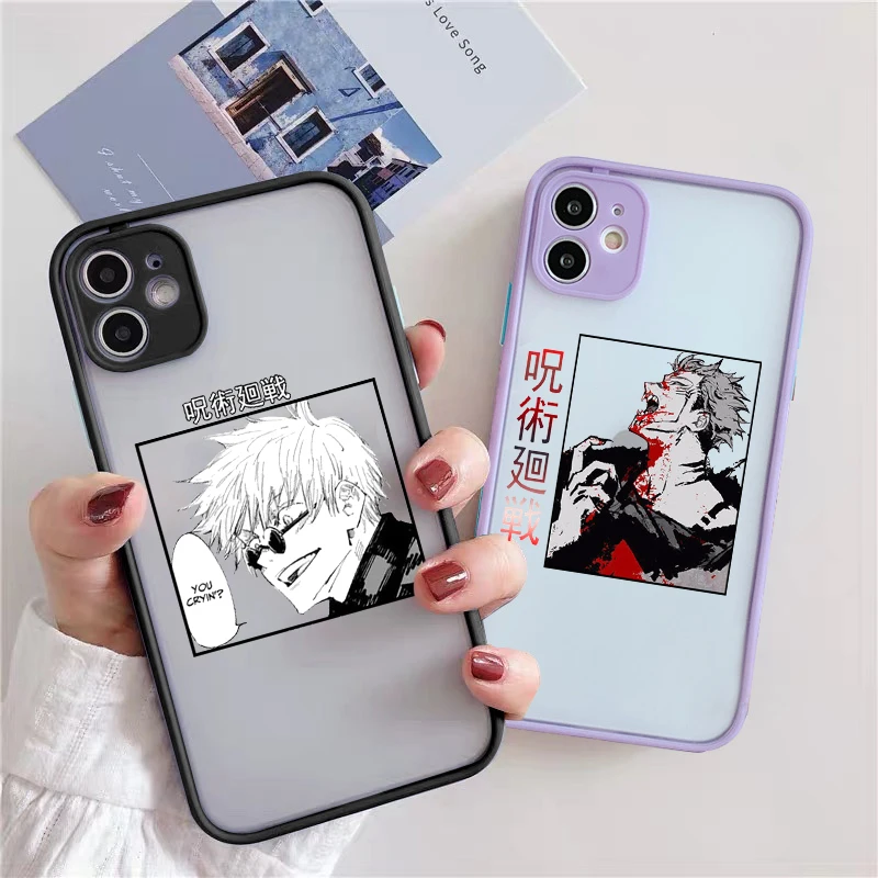 Jujutsu Kaisen Satoru Gojo Anime Phone Case For iPhone 13 11 12 Pro MAX XS X XR SE 7 8 6Plus Cute Clear Hard Matte Cover Fundas
Jujutsu Kaisen Satoru Gojo Anime Phone Case For iPhone 13 11 12 Pro MAX XS X XR SE 7 8 6Plus Cute Clear Hard Matte Cover Fundas