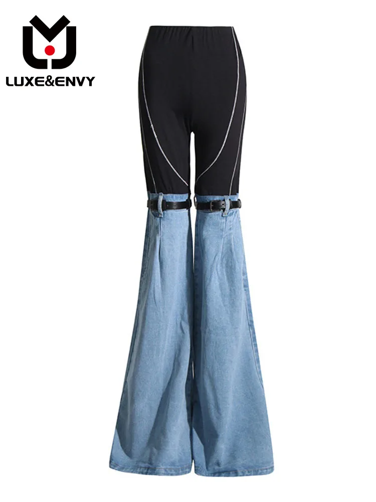 Роскошные & ENVY, Новинка лета 2023, модные контрастные джинсовые брюки с ремнем, дизайнерские чувствительные высокоэластичные облегающие повседневные женские брюки 2023
Роскошные & ENVY, Новинка лета 2023, модные контрастные джинсовые брюки с ремнем, дизайнерские чувствительные высокоэластичные облегающие повседневные женские брюки 2023