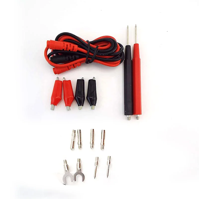 

Instrument 16pcs/set Needle Tip 4mm tools Probe Test Leads Alligator Clip cord Wire Pen Cable Assortment Digital Multimeter P