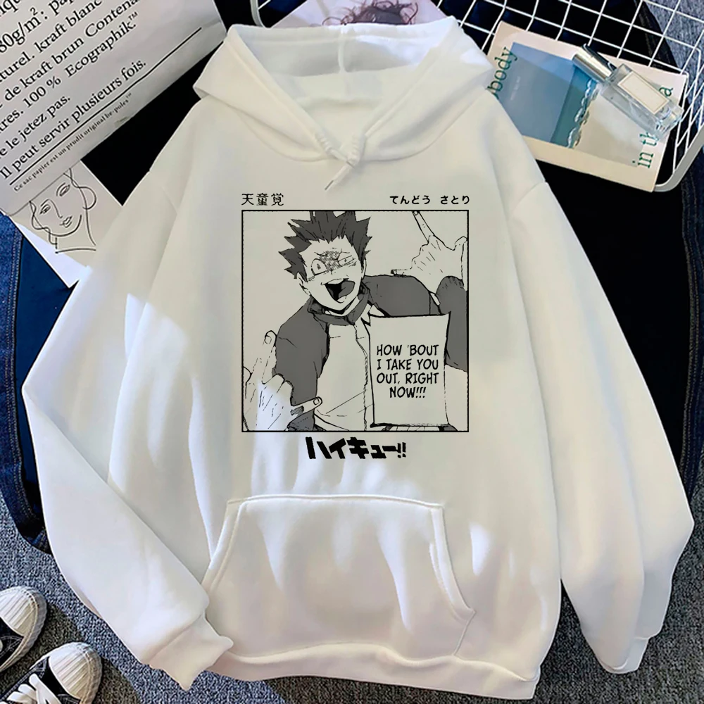 Худи Haikyuu, Женский Топ с длинным рукавом, в эстетическом стиле, Забавный зимний свитер, женские винтажные толстовки
Худи Haikyuu, Женский Топ с длинным рукавом, в эстетическом стиле, Забавный зимний свитер, женские винтажные толстовки