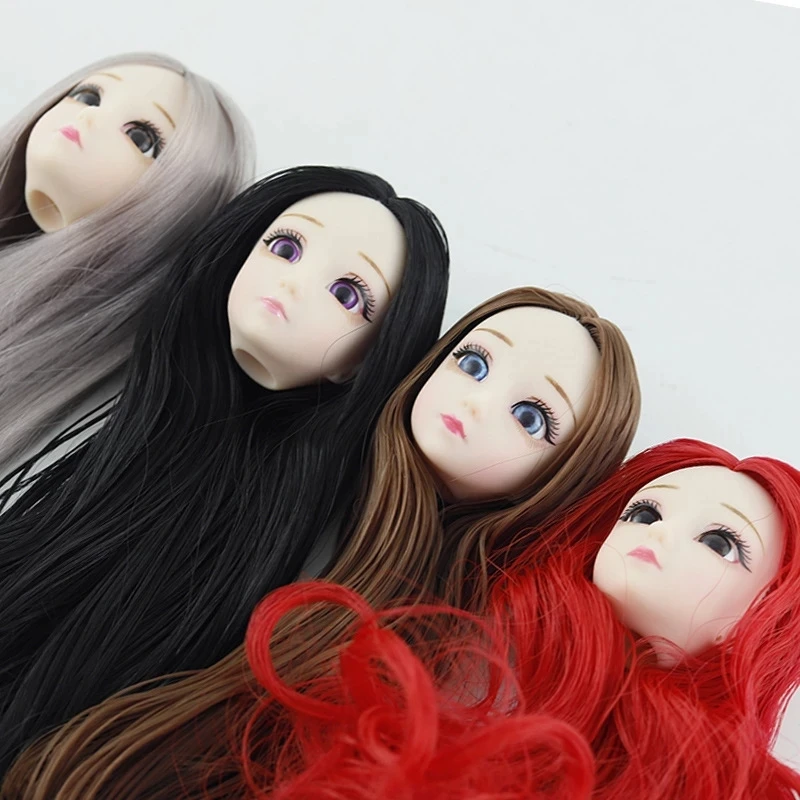 Shop Sale 3D Eyes BJD Doll Head Rose Gold Brown Hair Doll Suitable for 30 cm Body Ordinary Skin Girl Fashion DIY Dress Up Toy
Shop Sale 3D Eyes BJD Doll Head Rose Gold Brown Hair Doll Suitable for 30 cm Body Ordinary Skin Girl Fashion DIY Dress Up Toy
