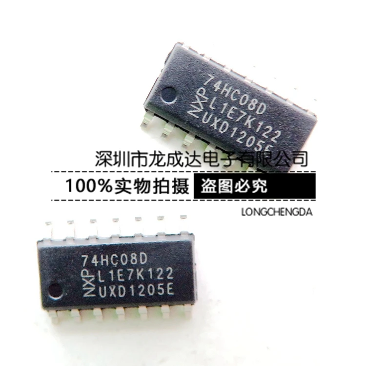 Оригинальный новый четырехъядерный вход 74HC08D SOP14 и логический чип затвора 20 шт. 
Оригинальный новый четырехъядерный вход 74HC08D SOP14 и логический чип затвора 20 шт.