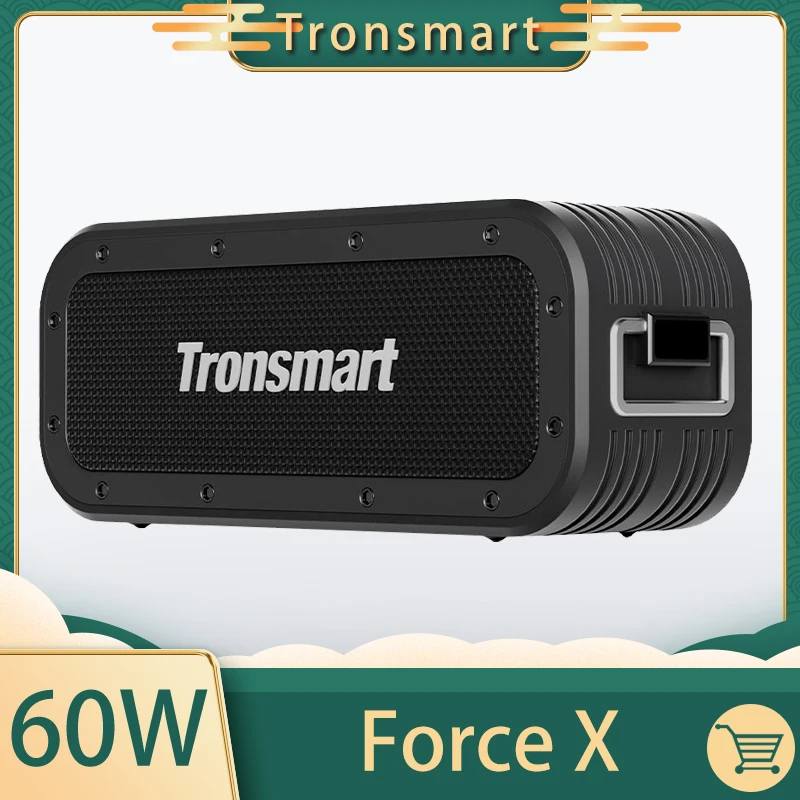 

Tronsmart Force X 60W Portable Outdoor Speaker IPX6 Waterproof Portable Strap for Outdoor Activities Built-in Powerbank