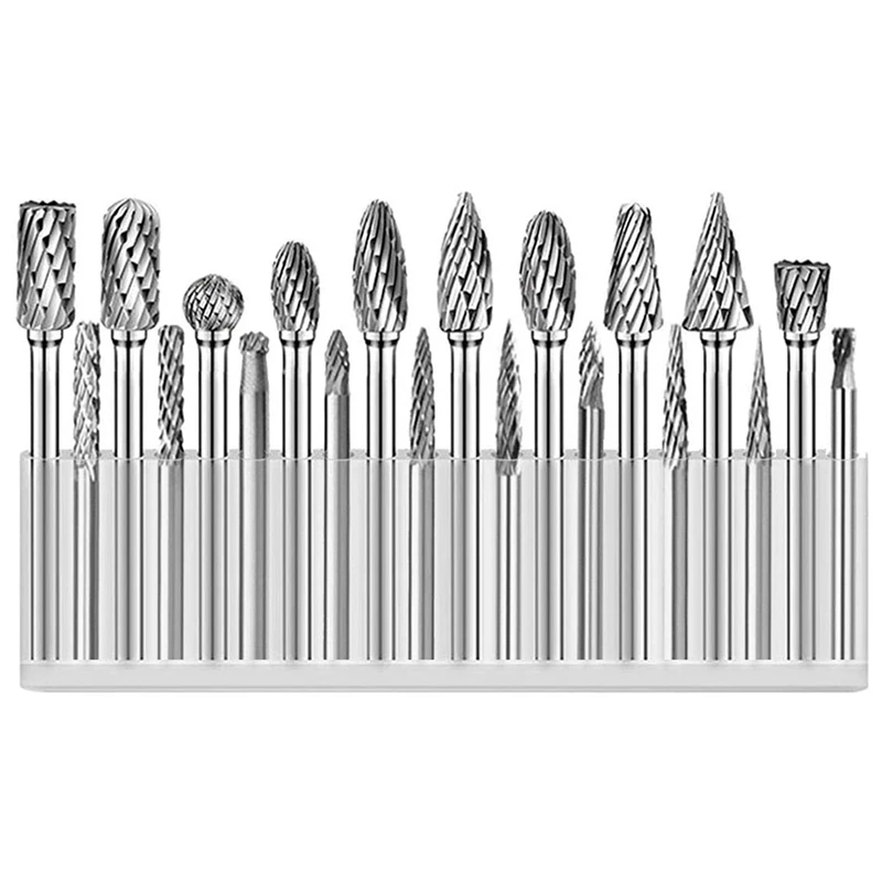 Tungsten Carbide Burr Set Rotary File Rasp 1/8 & 1/4 Cutting Head Die Grinder Milling Bit 20Pcs
Tungsten Carbide Burr Set Rotary File Rasp 1/8 & 1/4 Cutting Head Die Grinder Milling Bit 20Pcs