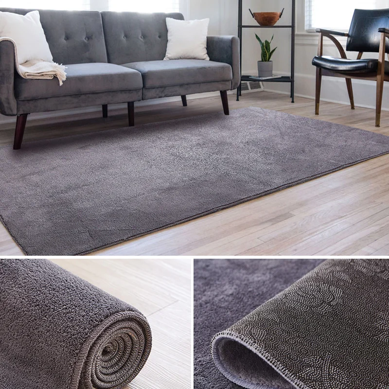 Carpet living room modern simple solid color sofa tea table mat thickened bedside covered with household machine washable
Carpet living room modern simple solid color sofa tea table mat thickened bedside covered with household machine washable
