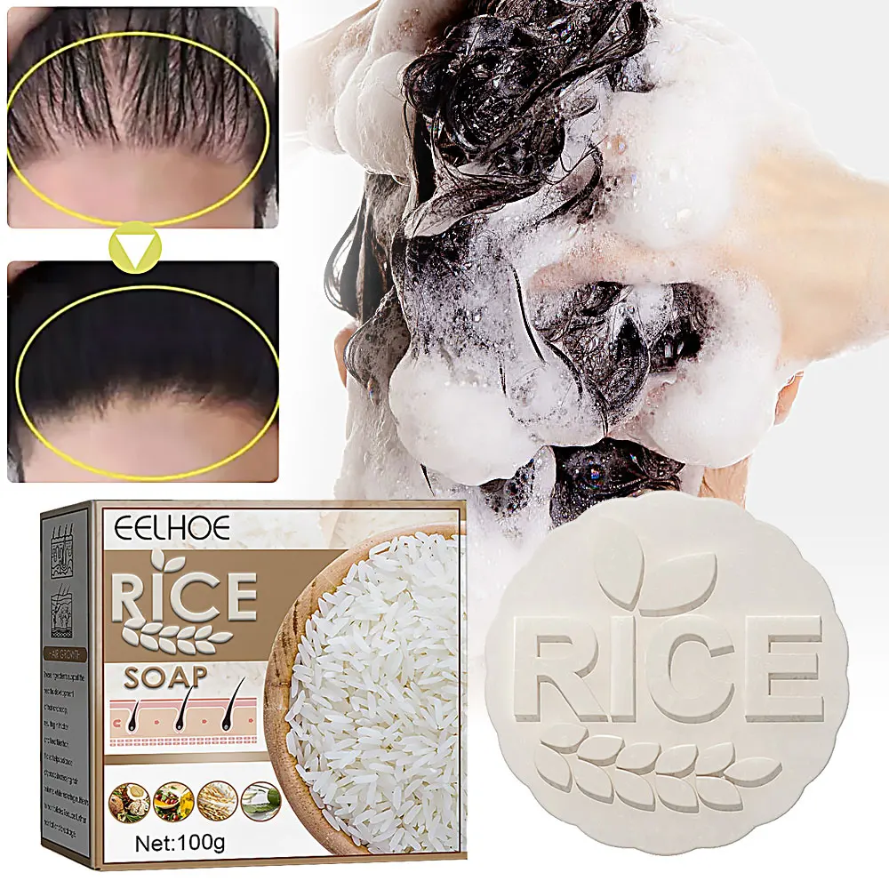 Anti-Hair Loss Shampoo Bar Rice Water Natural Moisturizing Shampoo Soap Hair Care 100G
Anti-Hair Loss Shampoo Bar Rice Water Natural Moisturizing Shampoo Soap Hair Care 100G