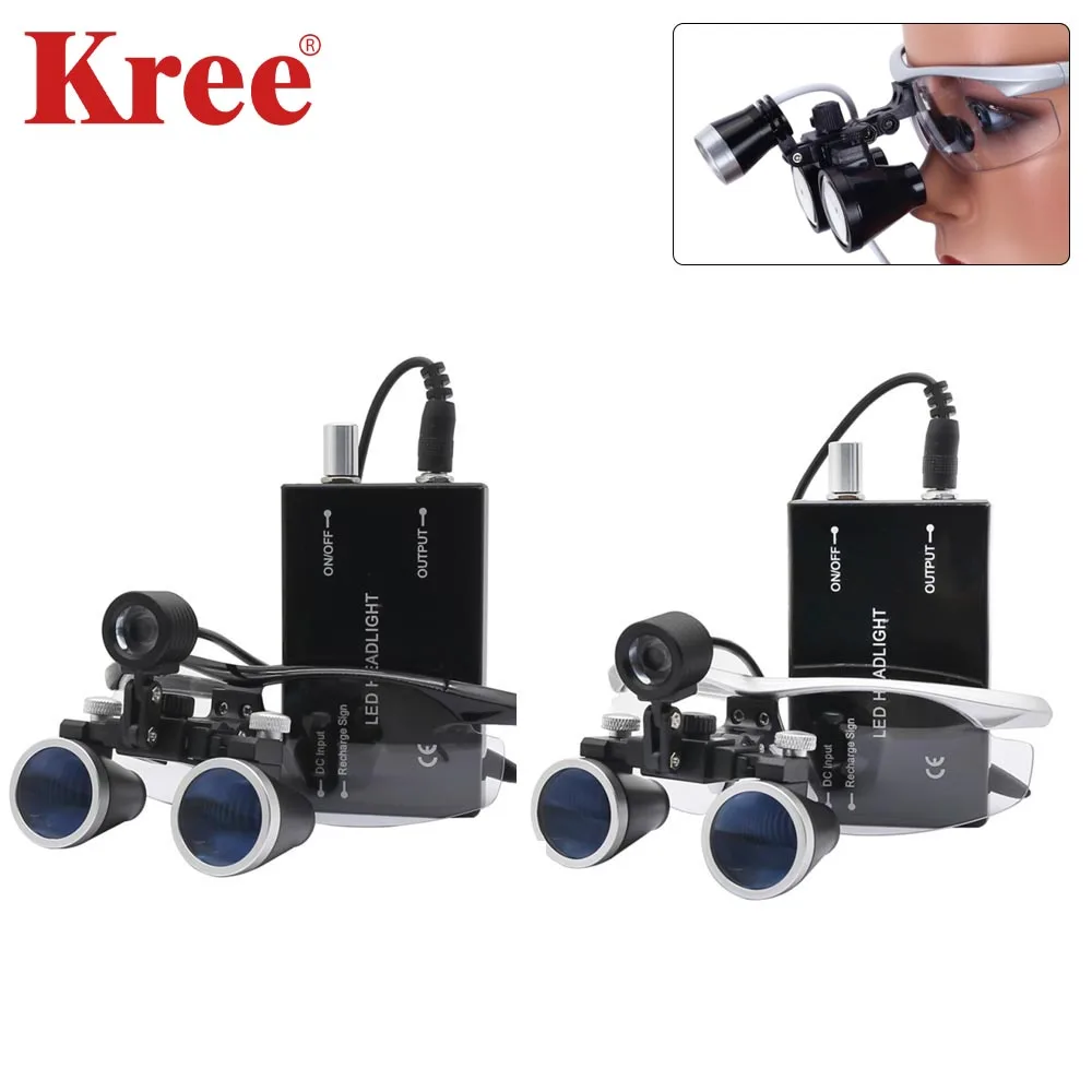 3.5X Magnification Binocular Dental Loupe Surgery Surgical Magnifier with Headlight LED Light Dentist Medical Loupes Lamp
3.5X Magnification Binocular Dental Loupe Surgery Surgical Magnifier with Headlight LED Light Dentist Medical Loupes Lamp