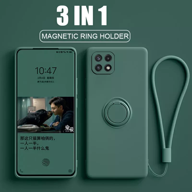 Original Silicone Ring Holder Case For Samsung Galaxy A22s Case On A22s A22 s 5G Stand Strap Ring Silicon Cover
Original Silicone Ring Holder Case For Samsung Galaxy A22s Case On A22s A22 s 5G Stand Strap Ring Silicon Cover