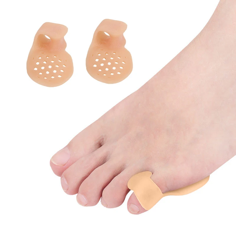 Silicone Toe Separator Bunion Corrector Bone Ectropion Adjuster Toes Overlapping Foot Care Tool Hallux Valgus | Красота и здоровье