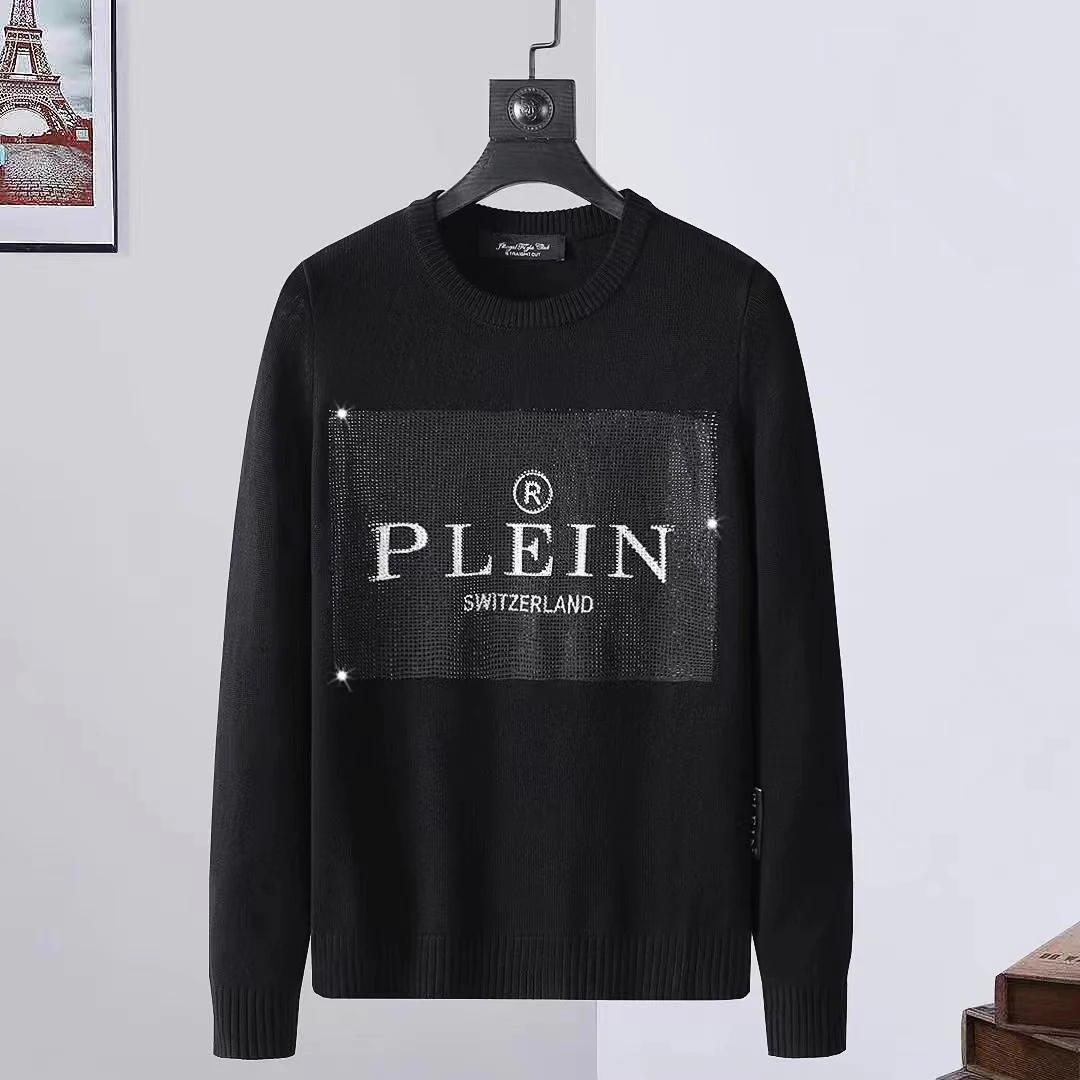 Free Shipping Diamond Plein Sweater Men's Skull Wings Drill Cool Fashion Pullover Sweaters Cardigan Slim Fit Cotton Winter Tops
Free Shipping Diamond Plein Sweater Men's Skull Wings Drill Cool Fashion Pullover Sweaters Cardigan Slim Fit Cotton Winter Tops