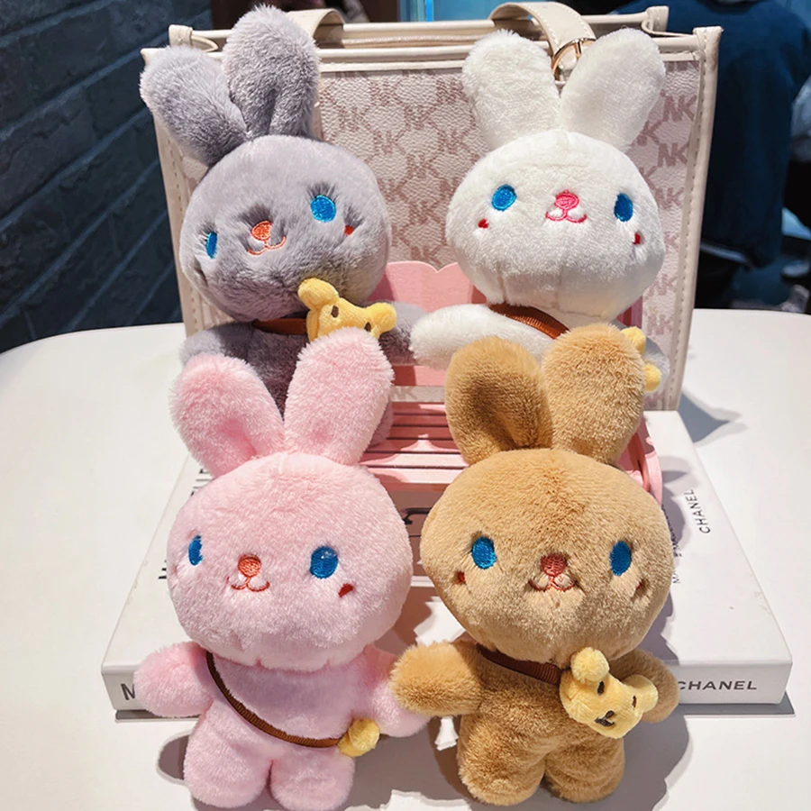 15CM Kwaii Stuffed Rabbit Plush Backpack Keycahin Soft Cartoon Bunny Bear Bag Pendant Cute Doll Toys Car Key Ring Ornament Gifts
15CM Kwaii Stuffed Rabbit Plush Backpack Keycahin Soft Cartoon Bunny Bear Bag Pendant Cute Doll Toys Car Key Ring Ornament Gifts