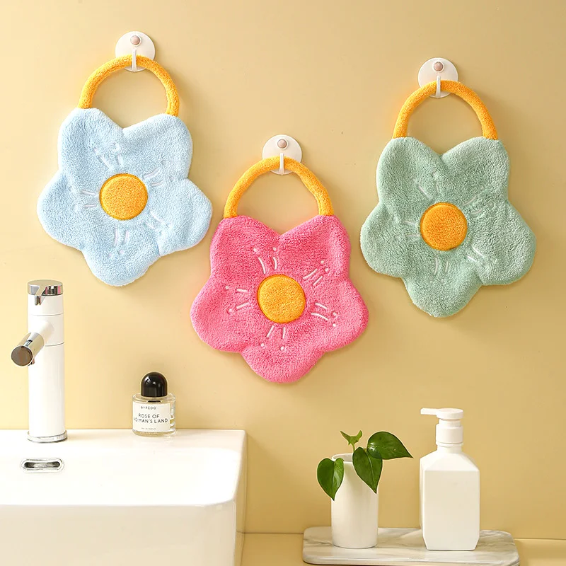 1pcs Cute Hand Towel Coral Fleece Creative Flower Shape Hand Towel Home Kitchen Absorbent Handkerchief Quick Drying
1pcs Cute Hand Towel Coral Fleece Creative Flower Shape Hand Towel Home Kitchen Absorbent Handkerchief Quick Drying