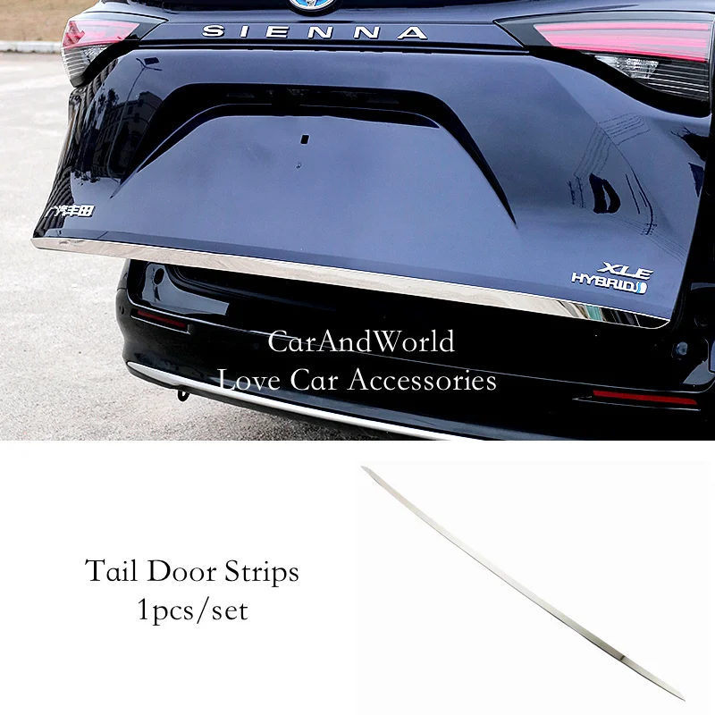 Багажники из нержавеющей стали, задний бампер, угловая Обложка, украшение для Toyota Sienna XL40 2021-2023, автомобильные аксессуары
Багажники из нержавеющей стали, задний бампер, угловая Обложка, украшение для Toyota Sienna XL40 2021-2023, автомобильные аксессуары