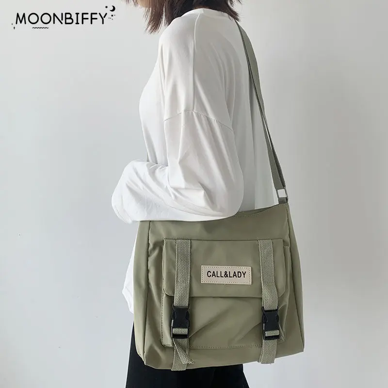 Japanese Simple Messenger Bag Korean Bag Student Nylon Waterproof Canvas Bag Crossbody Bags for Women Satchels Shoulder Bag
Japanese Simple Messenger Bag Korean Bag Student Nylon Waterproof Canvas Bag Crossbody Bags for Women Satchels Shoulder Bag