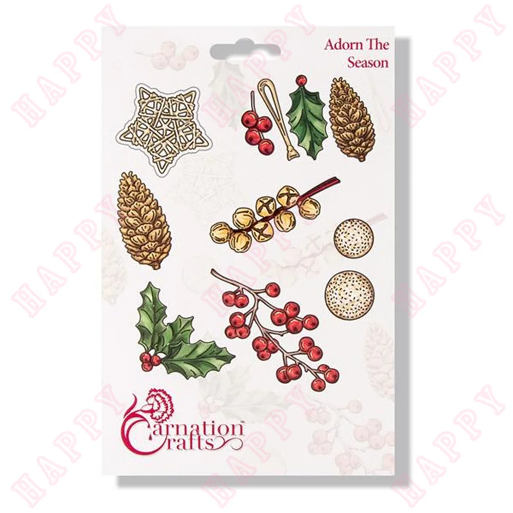 Adorn The Season Metal Cut Dies Set Various Card Series Scrapbook Paper Craft Knife Mold Blade Punch Greet Handmade For 2022 New
Adorn The Season Metal Cut Dies Set Various Card Series Scrapbook Paper Craft Knife Mold Blade Punch Greet Handmade For 2022 New