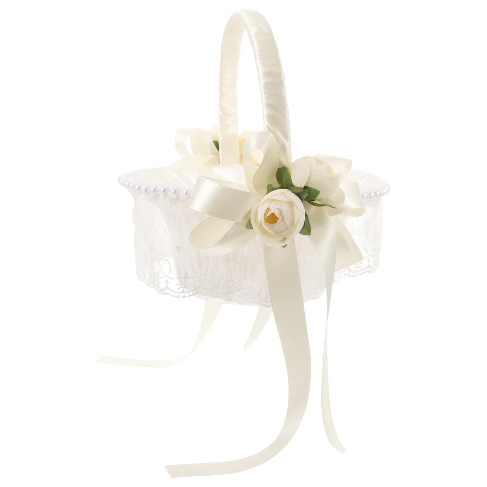 Basket Flower Wedding Party Bowknot Girl Picnic Candy Lace Baskets Gift Fruit Camping Storage Vintage Children Satin Western 
Basket Flower Wedding Party Bowknot Girl Picnic Candy Lace Baskets Gift Fruit Camping Storage Vintage Children Satin Western