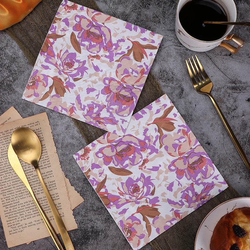 New Flower Print Napkins Colorful Paper Napkins Butterfly Bone Bart Handmade DIY Material Paper 20 Pcs Foodgrade Paper Napkins
New Flower Print Napkins Colorful Paper Napkins Butterfly Bone Bart Handmade DIY Material Paper 20 Pcs Foodgrade Paper Napkins