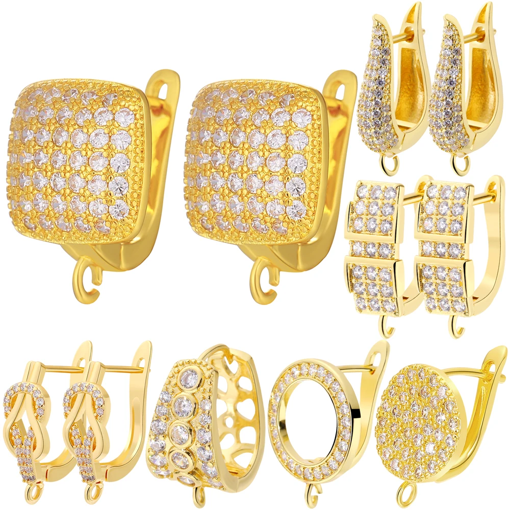 Juya DIY Women's Earring Making Accessories 18K Real Gold Plated Anti-Allergy Fastener EarWire Stitches Hooks Earring Fixtures
Juya DIY Women's Earring Making Accessories 18K Real Gold Plated Anti-Allergy Fastener EarWire Stitches Hooks Earring Fixtures