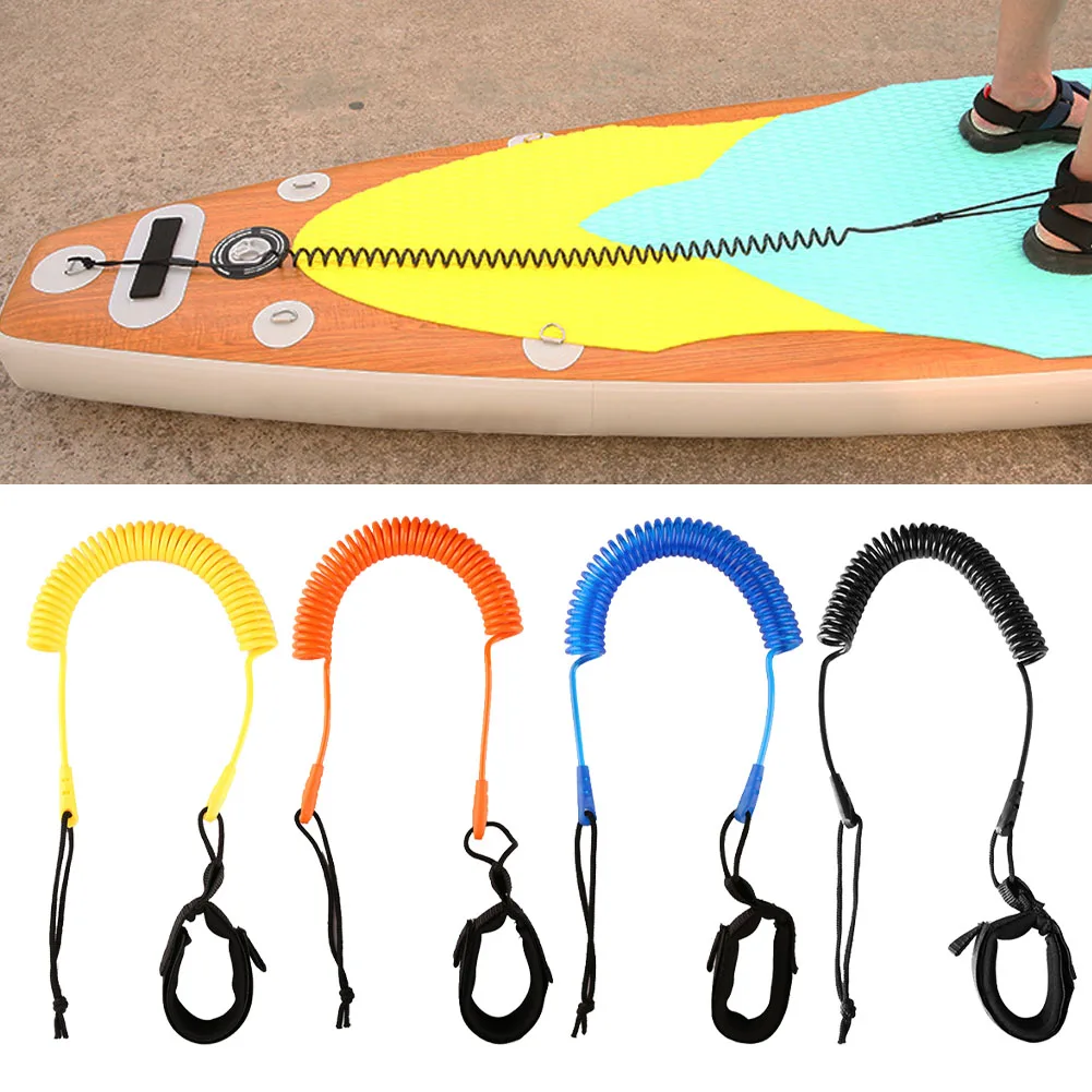 10ft Paddle Board Safety Legs Coiled SU P Leash Stand Up Paddle Board Surfboard Leash Leg Rope Foot Leg Surfing Accessories
10ft Paddle Board Safety Legs Coiled SU P Leash Stand Up Paddle Board Surfboard Leash Leg Rope Foot Leg Surfing Accessories