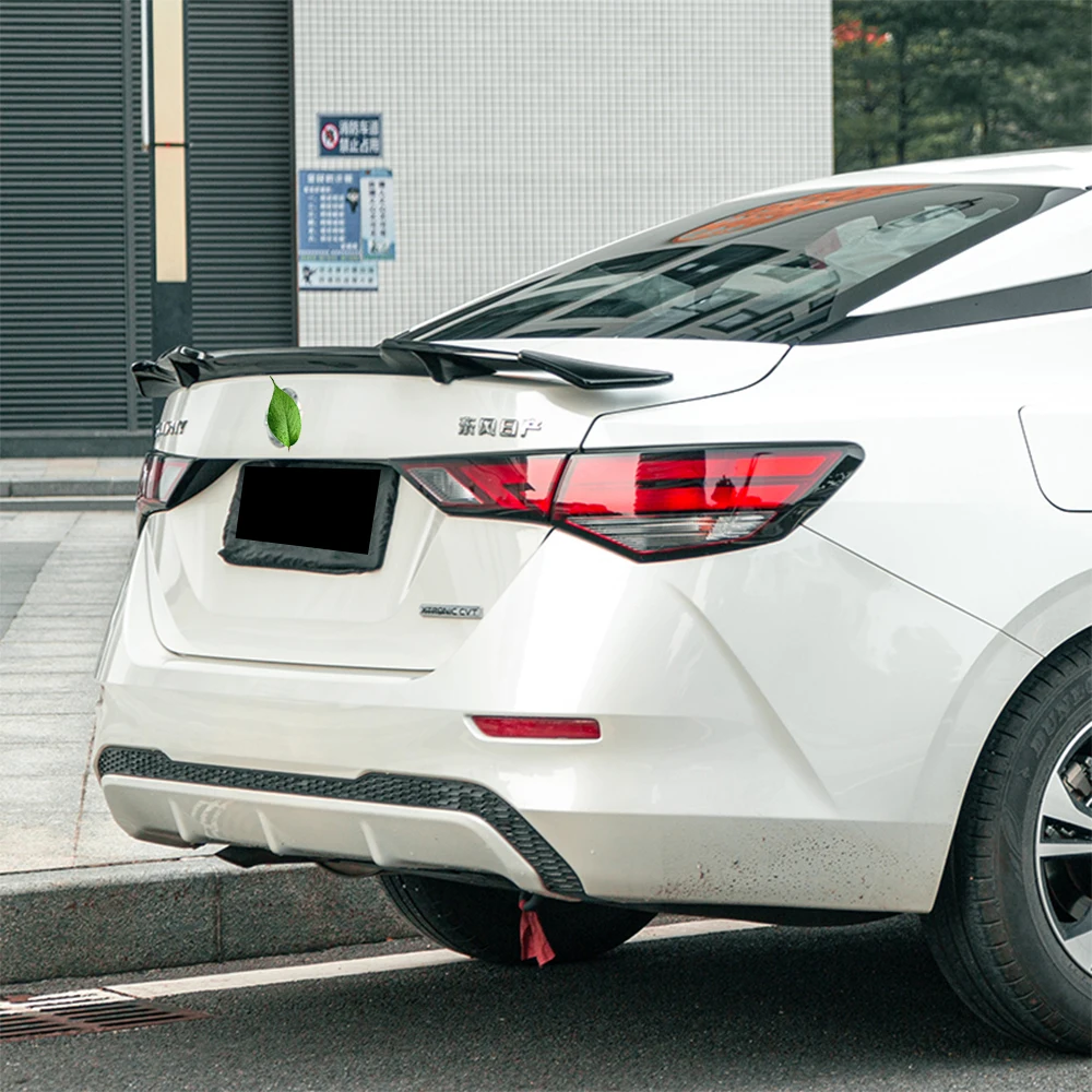 

Автомобильный задний багажник крышка багажника губа спойлер Крылья для Nissan Sylphy Sentra B18 2020 2021 тюнинг для автомобиля внешние части