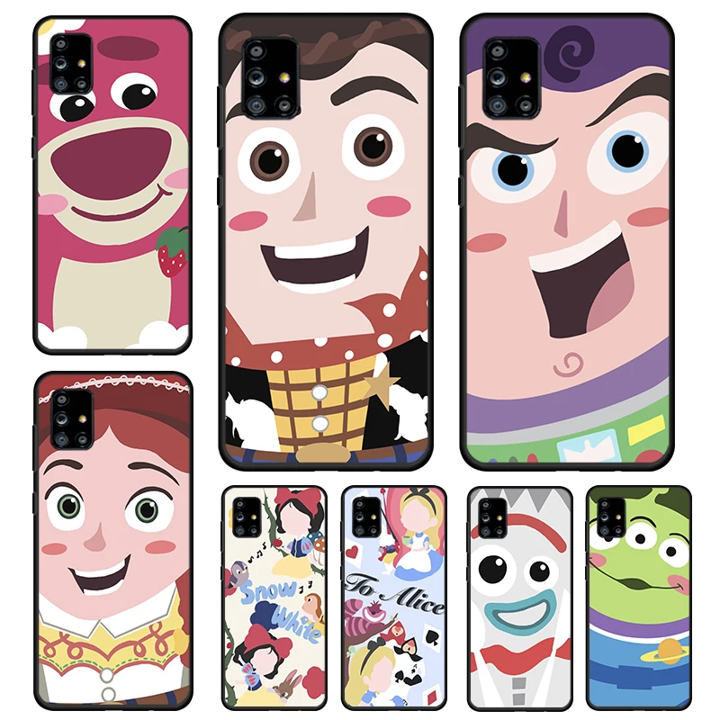 Cute Anime Toy Story Disney Black Phone Case For Samsung Galaxy A52S A72 A71 A52 A51 A12 A32 A21S 5G Soft Silicone Fundas Coque
Cute Anime Toy Story Disney Black Phone Case For Samsung Galaxy A52S A72 A71 A52 A51 A12 A32 A21S 5G Soft Silicone Fundas Coque