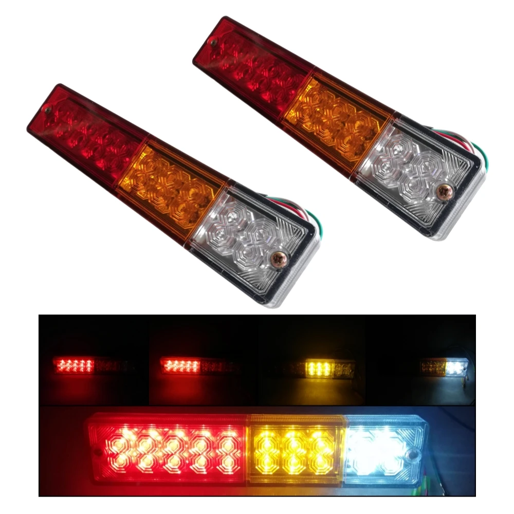 2 шт. светодиодные задние фары для прицепа 12 В 24 В, задний фонарь для вилочного погрузчика, задние фонари для трактора, грузовой фонарь, задний стоп-сигнал поворота
2 шт. светодиодные задние фары для прицепа 12 В 24 В, задний фонарь для вилочного погрузчика, задние фонари для трактора, грузовой фонарь, задний стоп-сигнал поворота