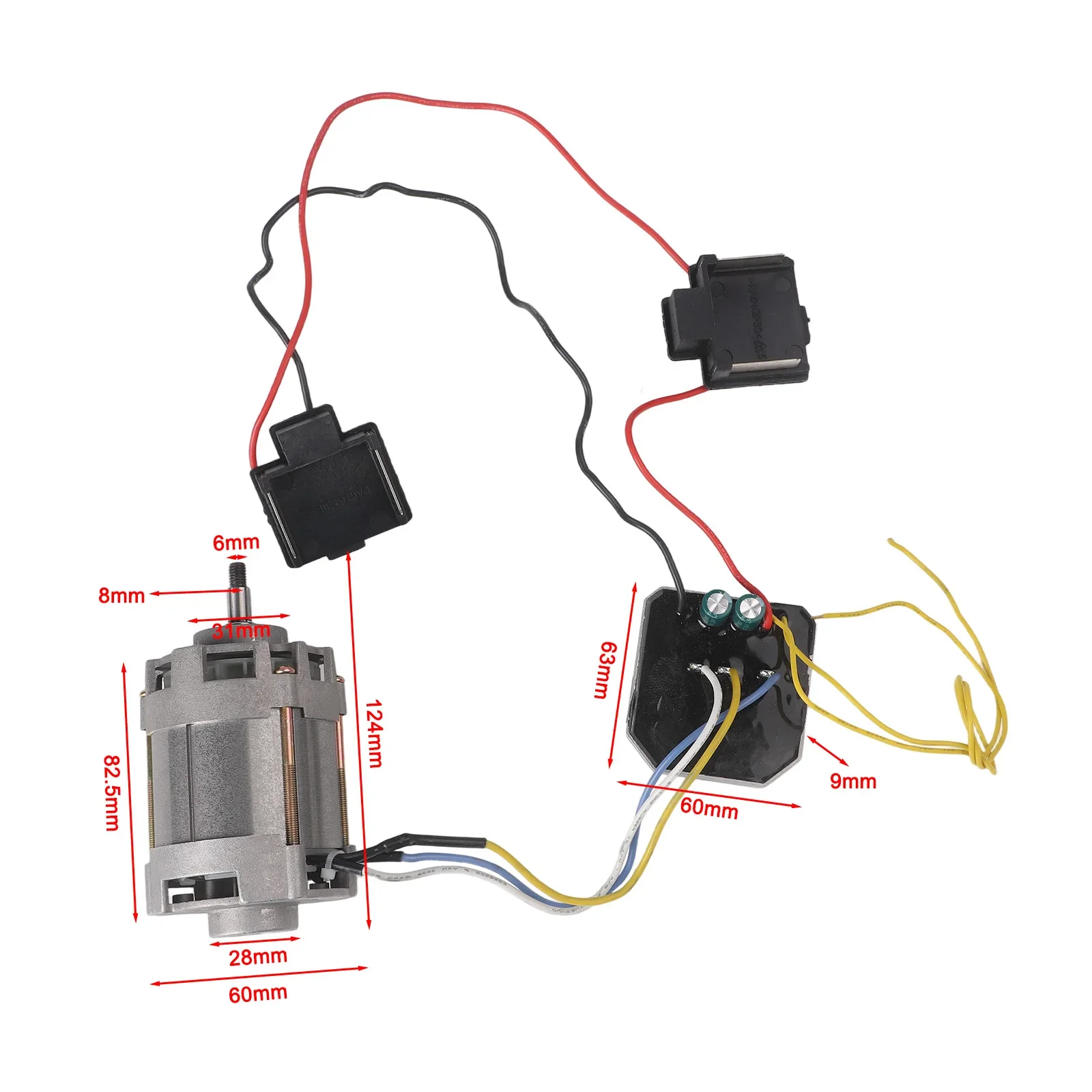 Плата управления, электрическая цепная пила длиной 16 дюймов, электрическая мощность, высокая производительность, как на картинке для электрической цепной пилы
