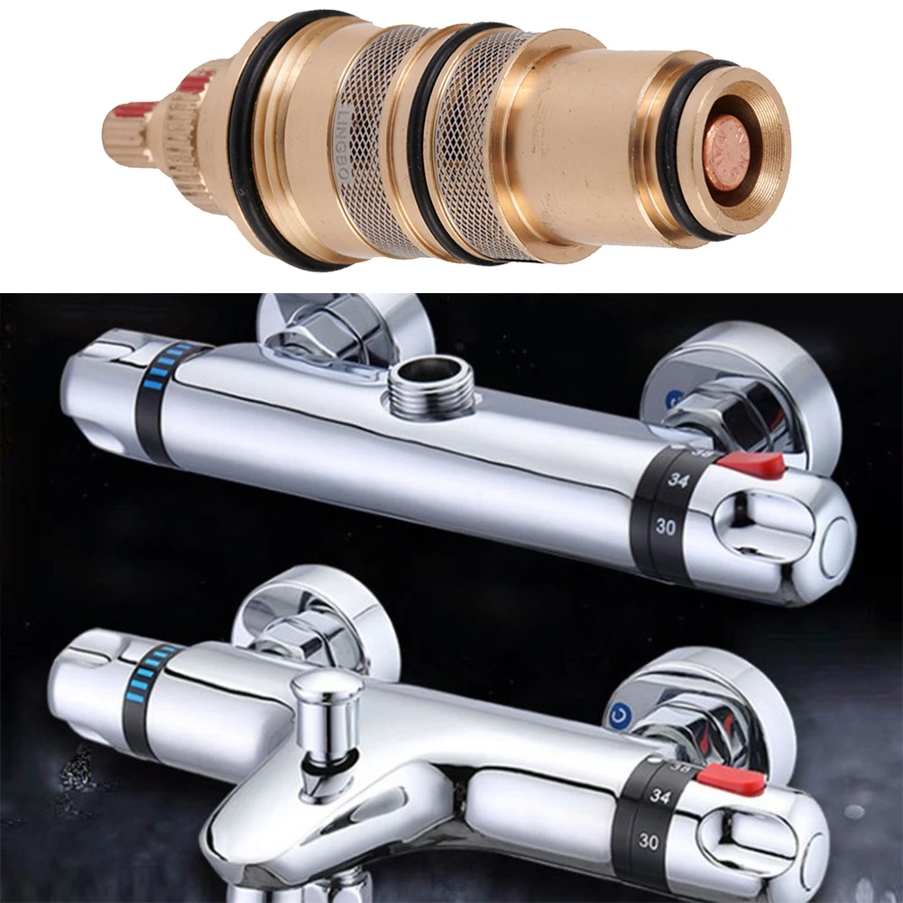 Brass Replacement Thermostatic Cartridge Shower Mixer Valve Bar Repair Kit For Thermostatic Mixers And Also Bar Type Durable
Brass Replacement Thermostatic Cartridge Shower Mixer Valve Bar Repair Kit For Thermostatic Mixers And Also Bar Type Durable