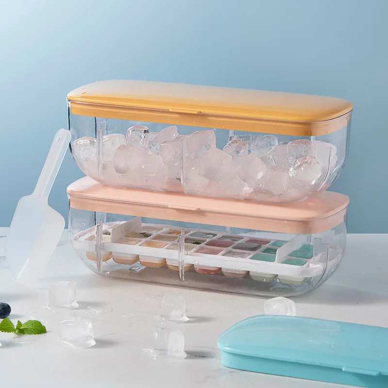 New Silicone Ice Mold And Storage box 2 In 1 Ice Cube Tray Making Mould Box Set Maker Bar Kitchen Accessories ...
New Silicone Ice Mold And Storage box 2 In 1 Ice Cube Tray Making Mould Box Set Maker Bar Kitchen Accessories ...